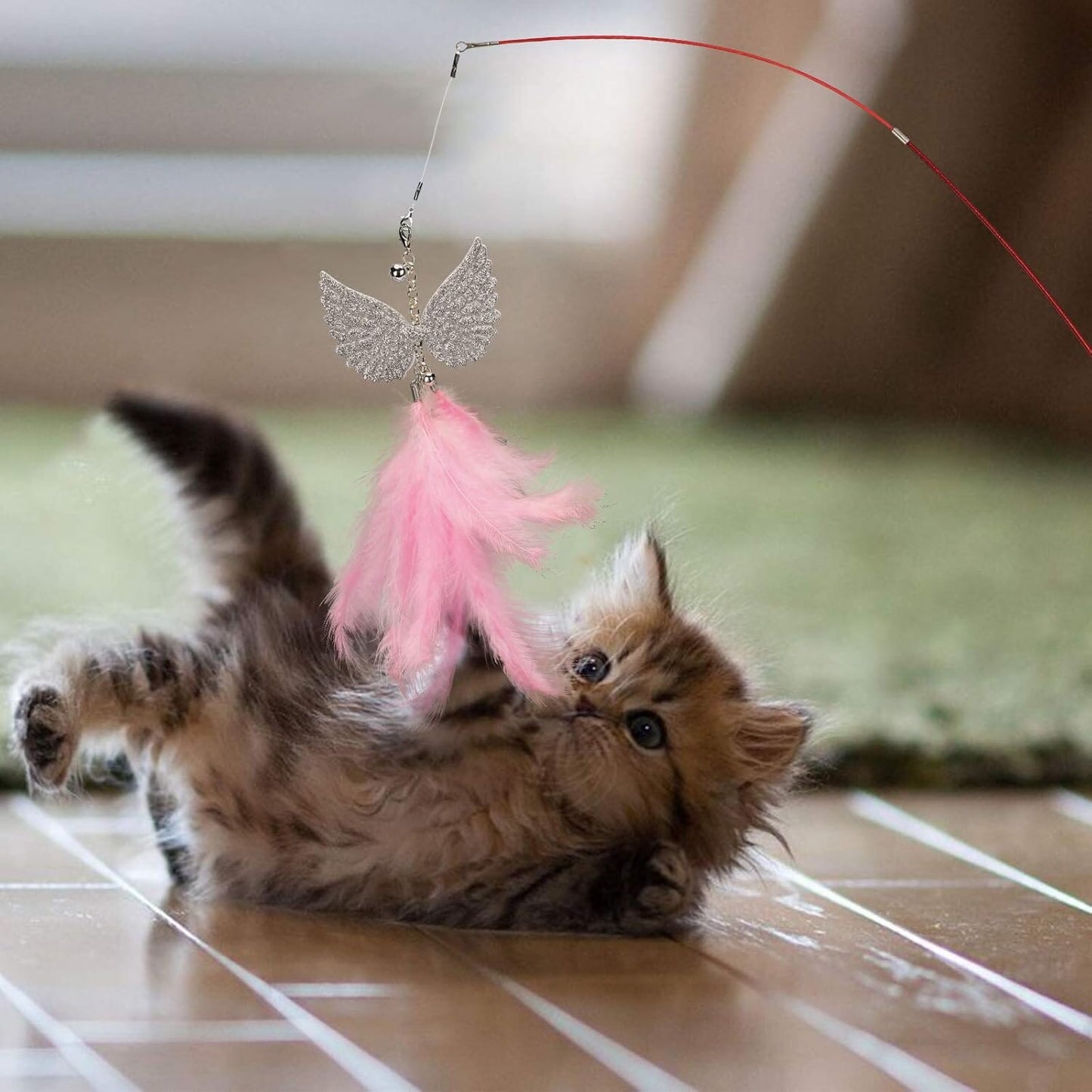 Chat Jouet - KittyCatch™ - Rouge - Mon chat mon roi