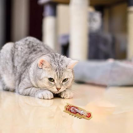 Jouet pour Chat - MiniInsecteToy™ - Scarabée Jaune - Mon chat mon roi